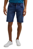 Denim-Shorts in Jogger-Qualität
