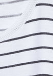 T-Shirt mit Streifen Muster