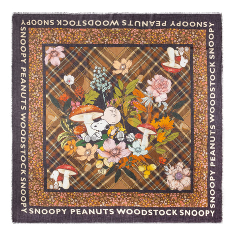 „PEANUTS“ Tuch mit Snoopy & Co. aus Baumwolle und Modal