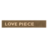 Ultrasofter Glencheck-Schal mit LOVE PIECE Print