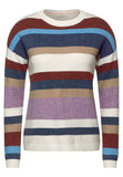 Pullover mit Streifen Muster
